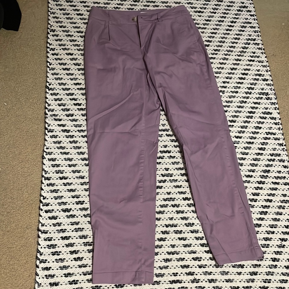 Purple A New Day straight leg pants. Size 4